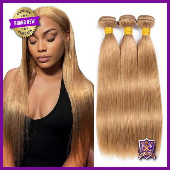 Straight Human Hair Extensions 3 Bundles 16 18 20 Inch Brazilian Virgin Hair main image 5